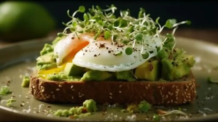 toast gourmand oeuf et avocat